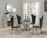 G-100 - Glamour Dining Table - Pearl Silver - alternate view 2