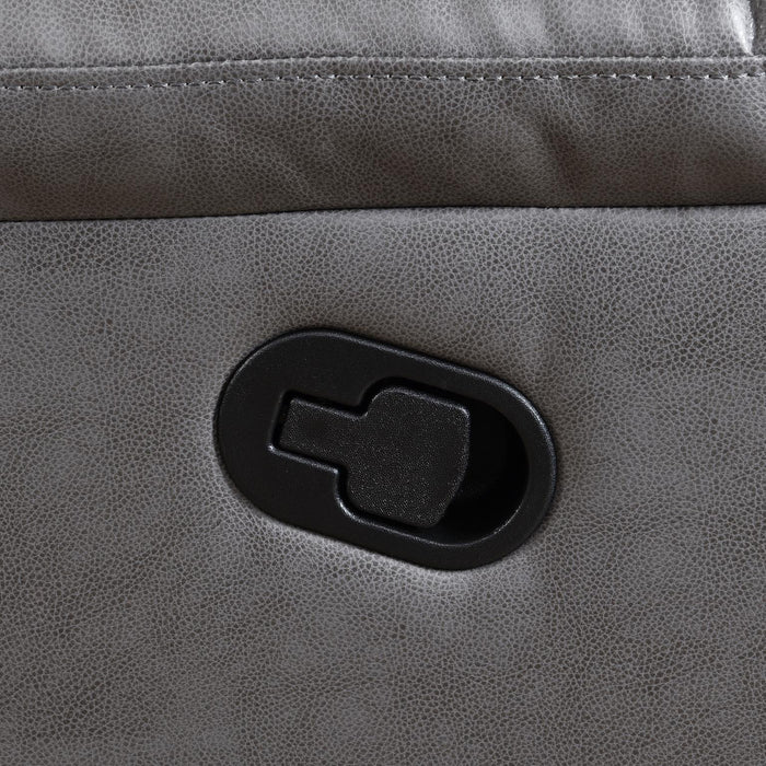 U185 - Motion Sofa With Drop Down Table - Gray - alternate view 3