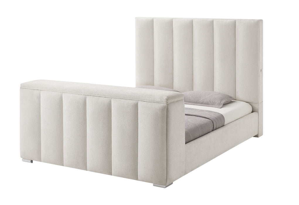 Serenity - 5 Piece King Bedroom Set - Natural / Cream - alternate view 3