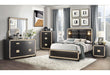 Blake - Nightstand - Black / Gold - alternate view 4