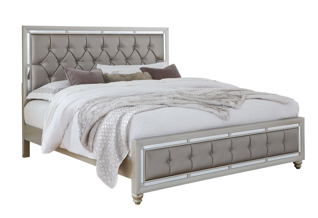 Riley - Queen Bed - Silver - alternate view 4
