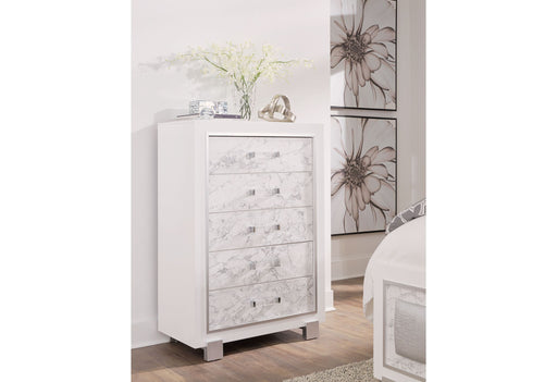 Santorini - 5 Piece Full Bedroom Set - White - alternate view 2