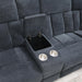 U84 - Motion 3 Piece Sectional - Gray - alternate view 2