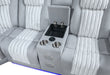 U8000 - P2 Sectional With LED - Light Gray - alternate view 2