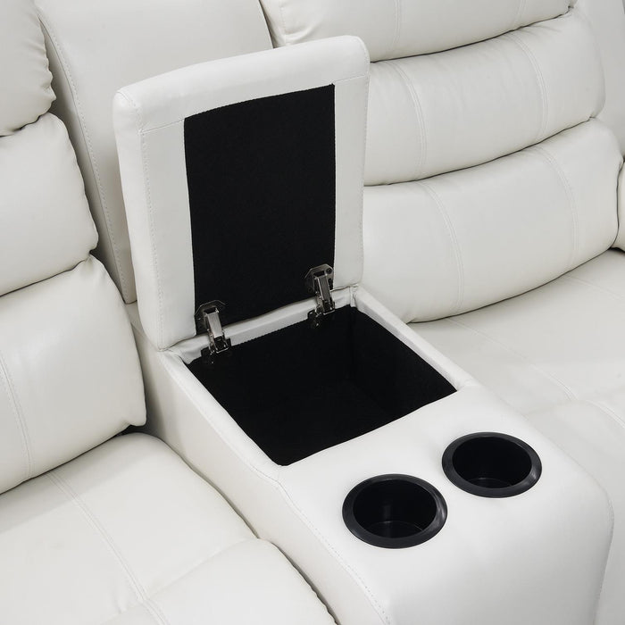 U157 - Motion LED Sofa - White - alternate view 3