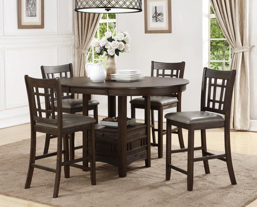 D125 - Counter Height Chairs (Set of 2) - Dark Brown - alternate view 2