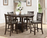 D125 - Counter Height Chairs (Set of 2) - Dark Brown - alternate view 2