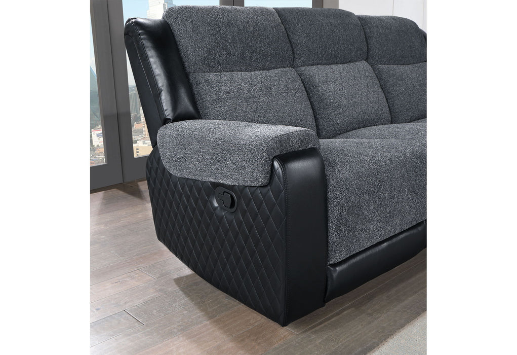 U5914 - Recliner - Gray / Black - alternate view 3