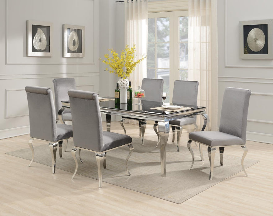 G-106 - Rectangular Dining Table - Black - alternate view 3
