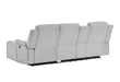 U8879 - Power Pushback Sectional With Multi Color LED And Global Surround Sound Speakers - Light Gray - alternate view 4