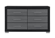Emma - Dresser - Gray / Black