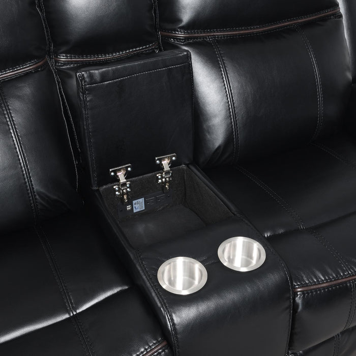 U105 - Motion Sofa - Black - alternate view 4