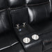 U105 - Motion Loveseat - Black - alternate view 4