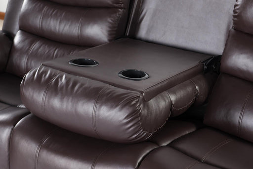 U191 - Motion Loveseat - Brown - alternate view 2