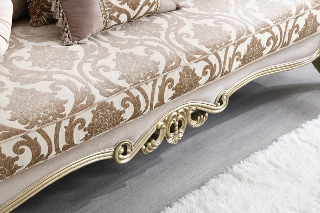 U199 - Traditional Sofa - Beige - alternate view 3