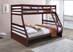 S091 - Twin / Full Bunk Bed - Brown - alternate view 4