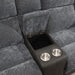 U177 - Motion Loveseat - Charcoal Gray - alternate view 4