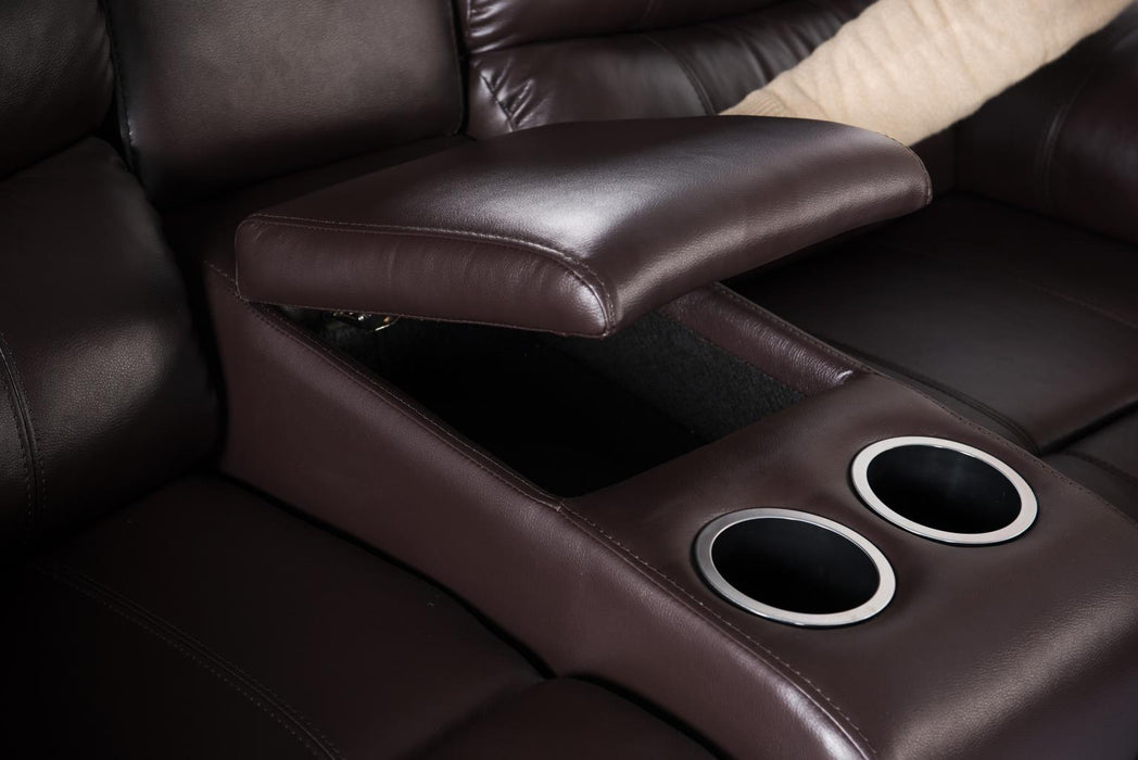 U191 - Motion Sofa - Brown - alternate view 3
