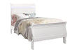 Charlie - Twin Bed - White - alternate view 3