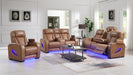 U72 - Power Reclining Sofa - Brown - alternate view 2
