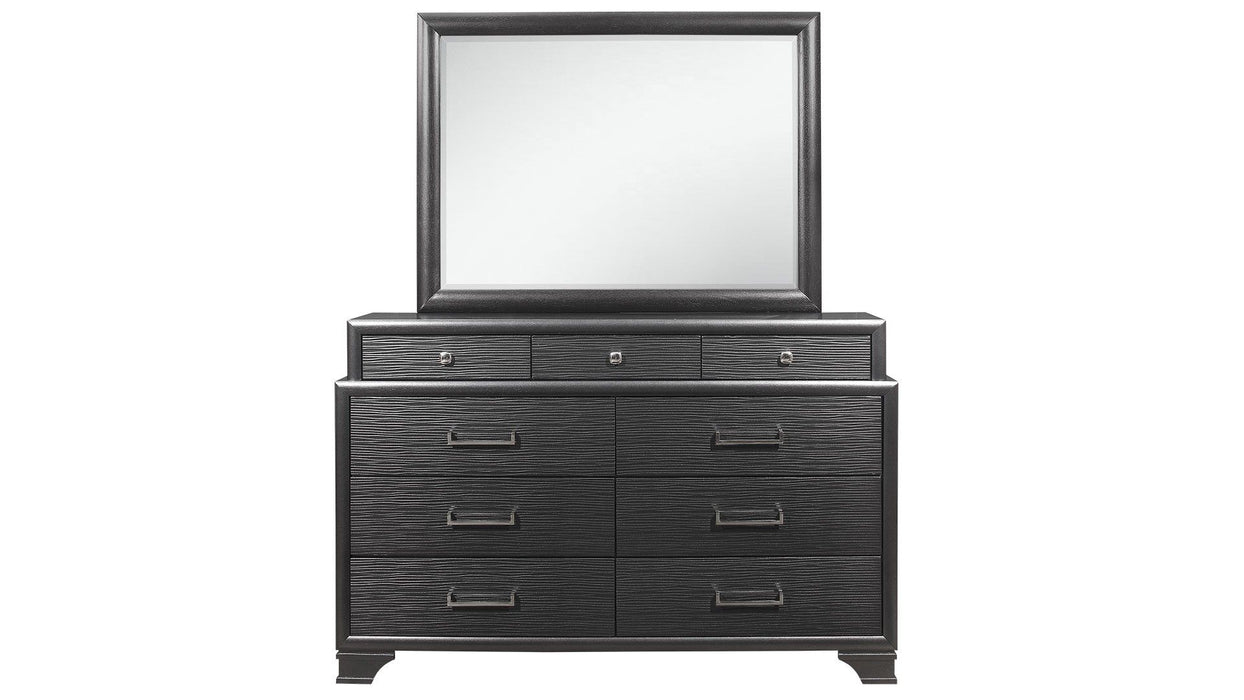Jordyn - 5 Piece King Bedroom Set - Gray - alternate view 2