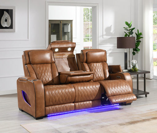 U72 - Power Reclining Sofa - Brown