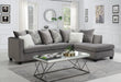 U313 - 2 Piece Sectional - Shimmer Silver