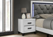 B388 - Nightstand - White