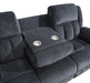 U179 - Motion Sofa With Drop Down Table - Charcoal Gray - alternate view 3