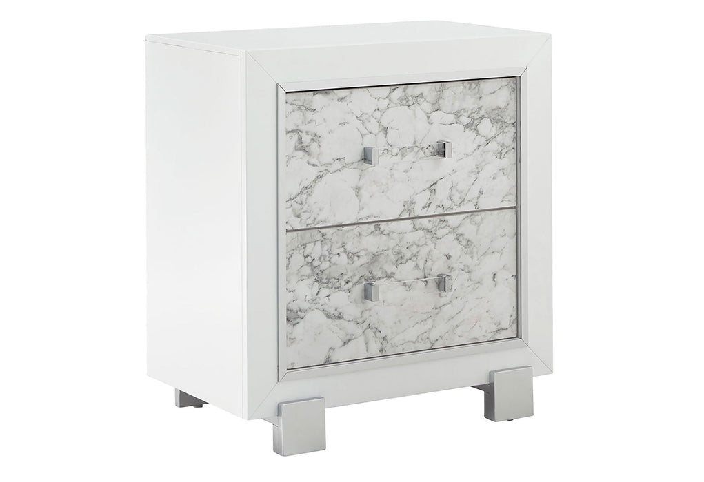 Santorini - Nightstand - White - alternate view 2