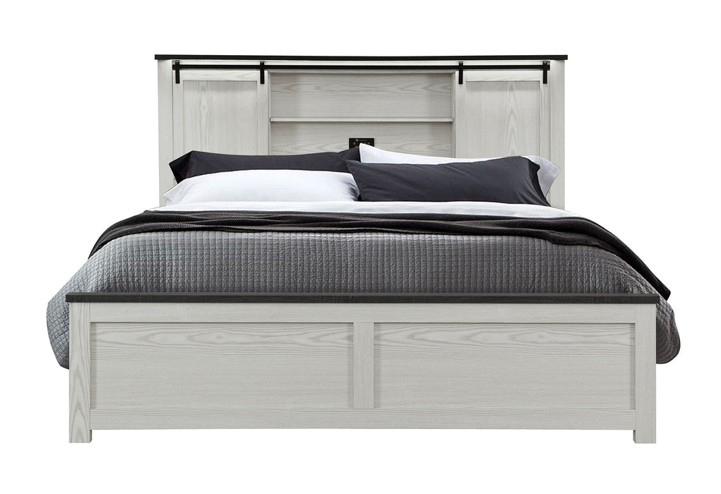Ava - Queen Storage Bed - Beige - alternate view 3