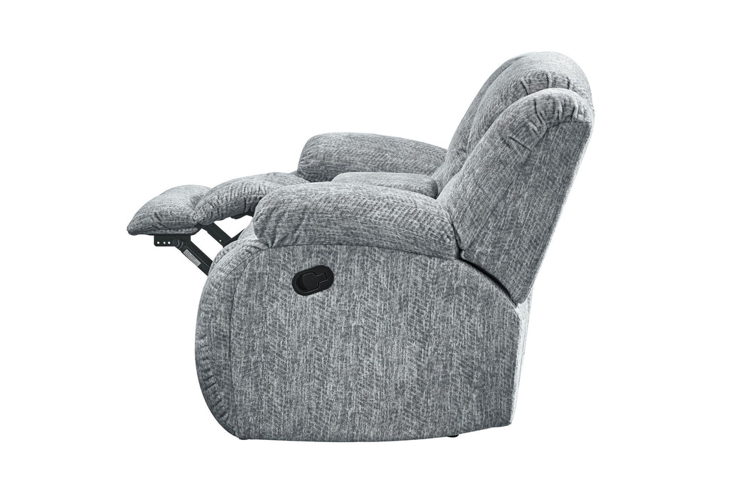 U250 - Console Reclining Loveseat - Gray - alternate view 2