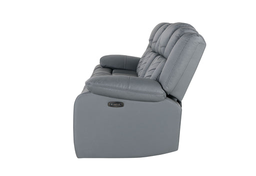 U7068 - 10 Power Reclining Sofa With Dining Table, WC And LED - Gray - alternate view 2