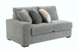 U282 - 6 Piece Setional With Right Chaise (1 LAF + 1 Wedge + 2 Armless Chair + 1 Console + 1 RAF Chaise) - Gray - alternate view 4