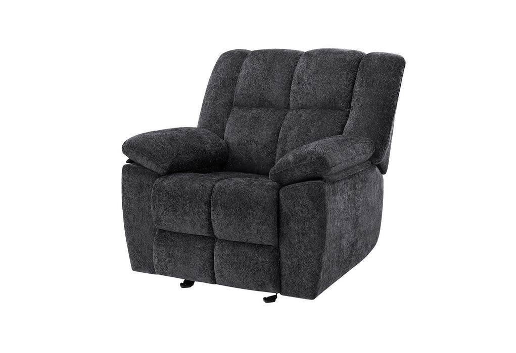 U6000 - Glider Recliner - Black - alternate view 3