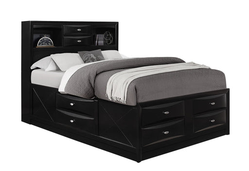 Linda - 5 Piece King Bedroom Set - Black - alternate view 2