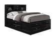 Linda - 5 Piece Queen Bedroom Set - Black - alternate view 2