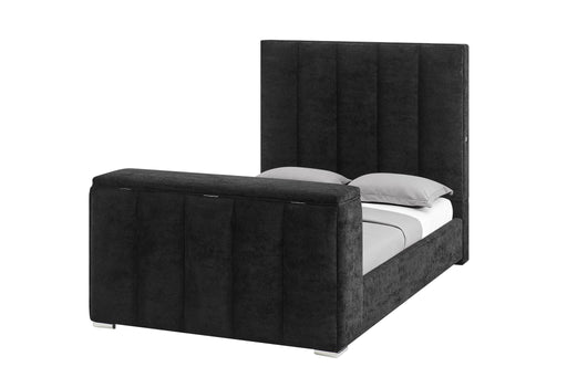 Serenity - Queen Bed With Speaker, TV Lift, And Fireplace - Onyx - alternate view 2