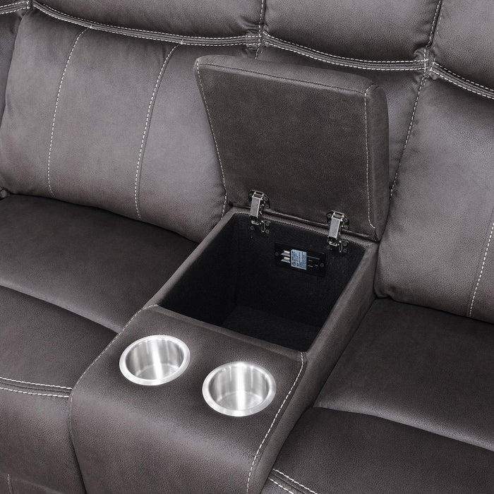 U90 - 3 Piece Reclining Sectional - Brown - alternate view 3