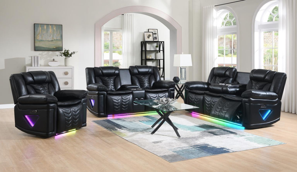 U6039 - Sofa, Loveseat - Black