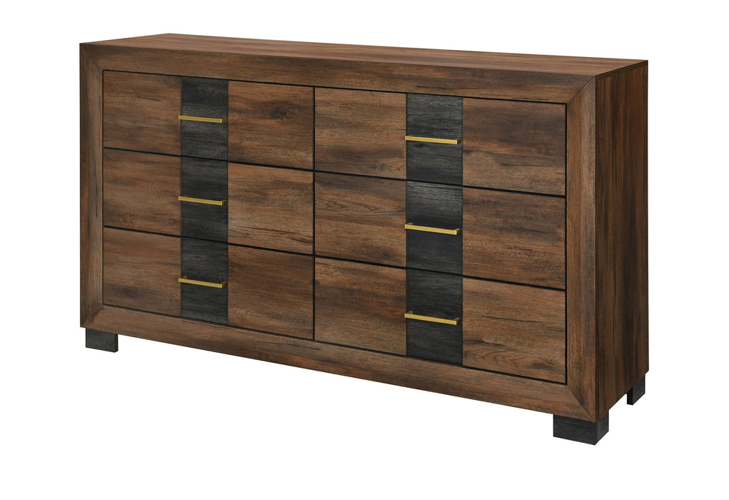 Optimus - Dresser - Black / Brown - alternate view 3