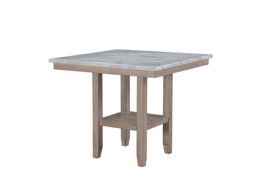 D4010 - 5 Piece Dining Room Set (D4010 Bar Table With 4 D1622 Bar Stools) - Natural / White - alternate view 2