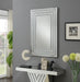 G-425-WM - Glamour Wall Decor Mirror - Pearl Silver