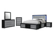 Emma - Nightstand - Black / Gray - alternate view 2