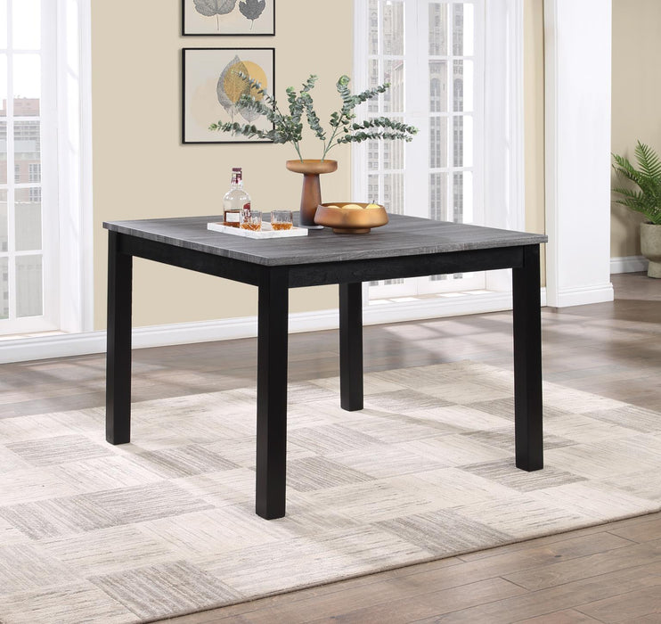 D199 - 5 Piece Dining Room Set (Counter Table, 4 Chairs) - Gray - alternate view 3