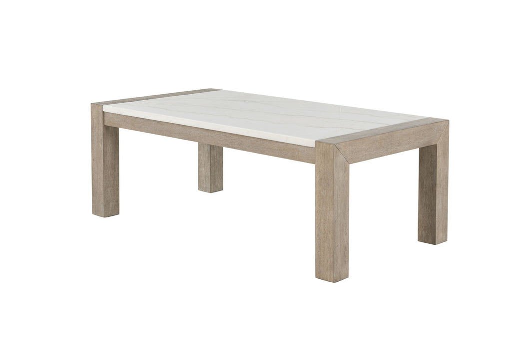 T1321 - Coffee Table - Natural / White - alternate view 3
