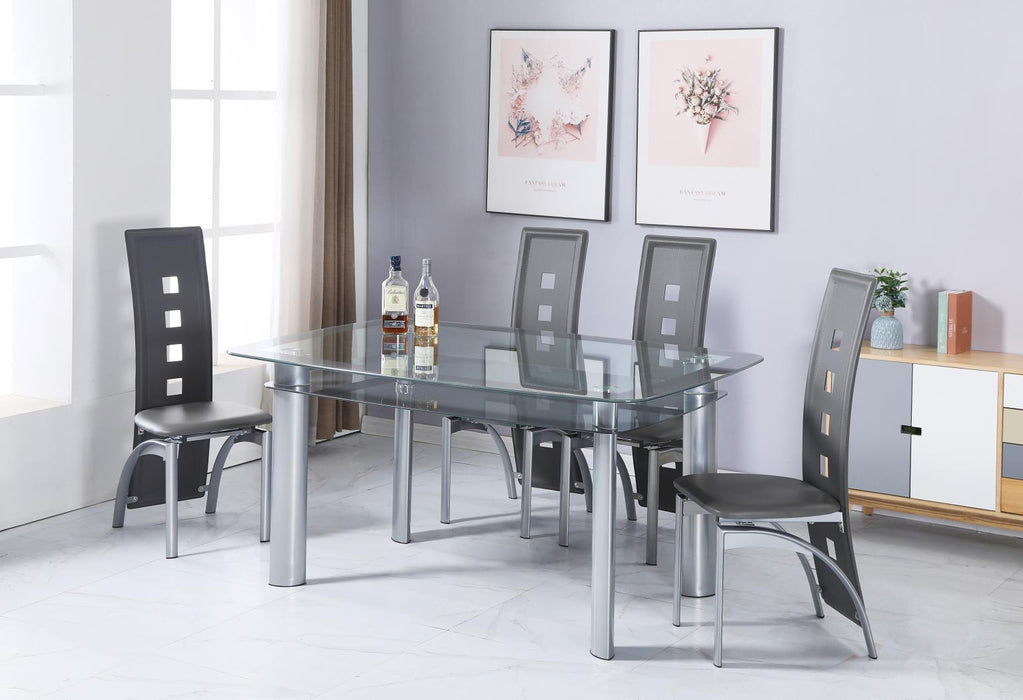 D325 - Dining Chairs (Set of 2) - Charcoal