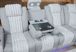 U8000 - P2 Sectional With LED - Light Gray - alternate view 3