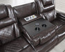 U104 - Power Reclining Sofa - Dark Brown - alternate view 4