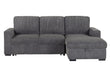 U2660 - L Shape Sectional Without Pull Out Sofa Bed - Gray - alternate view 2